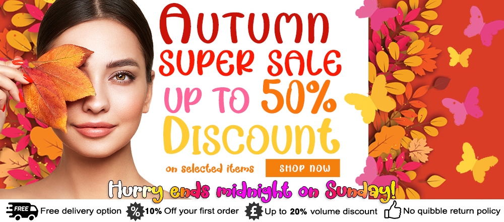 Autumn Sale 50%